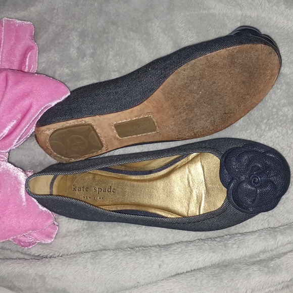 Kate Spade Denim Flats - Picture 2 of 6